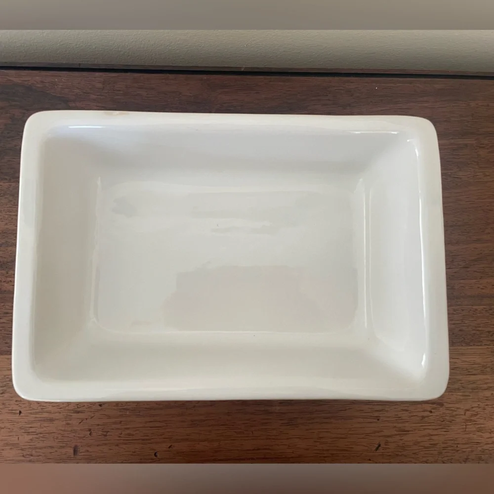 Sur La Table Yellow Rooster Embossed Baking Dish